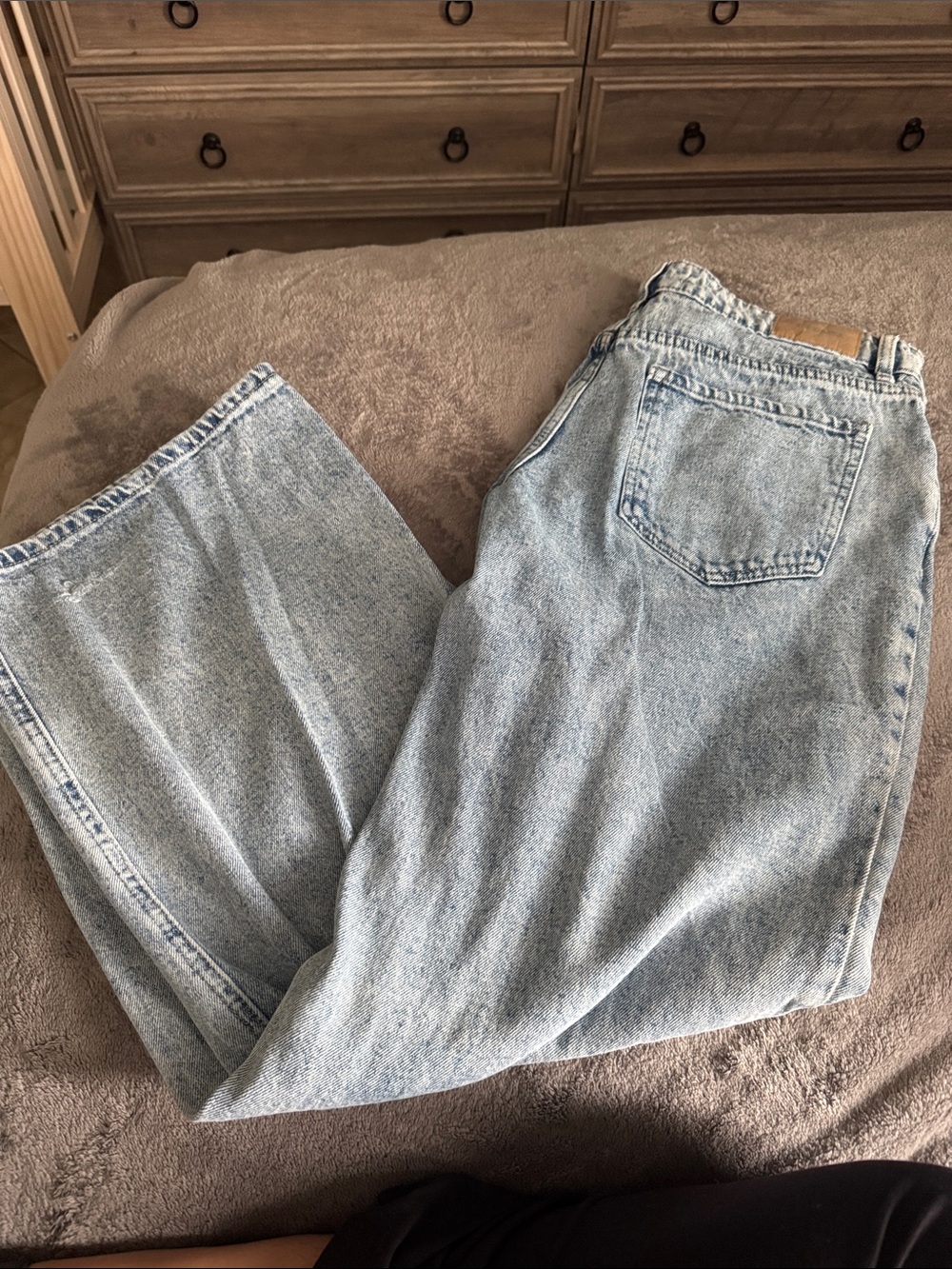 RSQ Blue Acid-Wash Denim Jeans